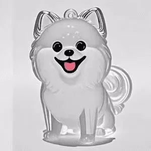 Clear Pet Hair Memorial Capsule DIY Dog Fur Keepsake Pendant for Keychain Puppy Hair Storage Container for Pet Lovers Gift