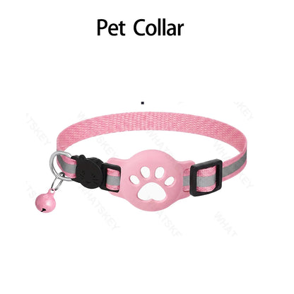 Bluetooth GPS Tracker Woeks with Google Find My (Android Only) Waterproof Smart Tracker Tag with Adjustable Collar for Cats, Pet