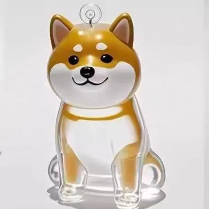 Clear Pet Hair Memorial Capsule DIY Dog Fur Keepsake Pendant for Keychain Puppy Hair Storage Container for Pet Lovers Gift