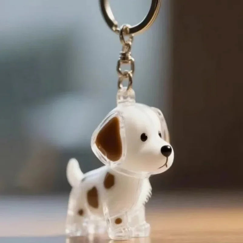 Clear Pet Hair Memorial Capsule DIY Dog Fur Keepsake Pendant for Keychain Puppy Hair Storage Container for Pet Lovers Gift