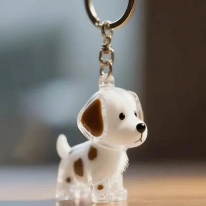 Clear Pet Hair Memorial Capsule DIY Dog Fur Keepsake Pendant for Keychain Puppy Hair Storage Container for Pet Lovers Gift